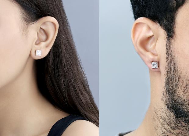 Unisex on sale stud earrings