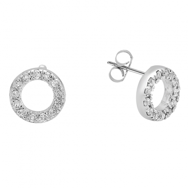 Good quality diamonds studs 10 2024 karat white gold