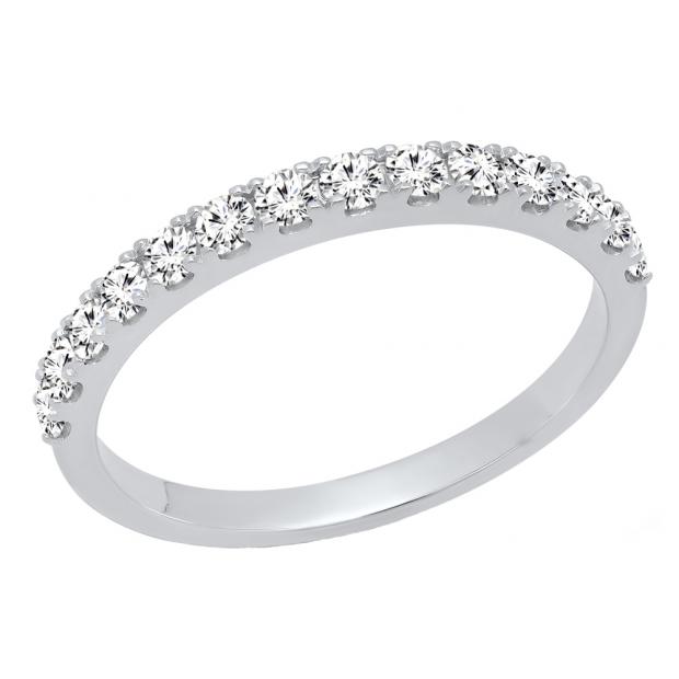 Dazzlingrock Collection 0.25 Carat (ctw) Diamond Cluster Ring | 10k Yellow Gold, Prong-Set White Diamonds