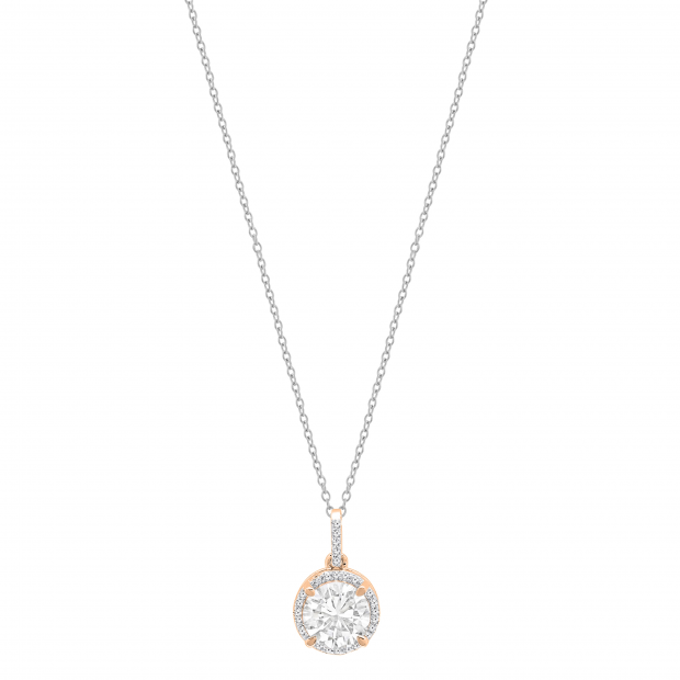 Dazzlingrock 6mm Lab Created Ruby Pendant – 10K Yellow Gold, 18 Inch Chain Included - View #10