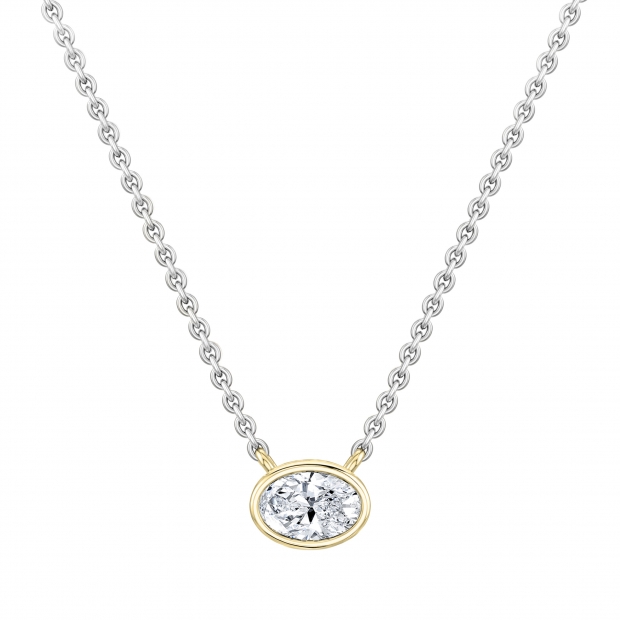 Lab Grown Diamond Circle Of Life Pendant - 0.50 Ctw, 14K White Gold, 18" Chain (H-I Color, SI2) - View #3