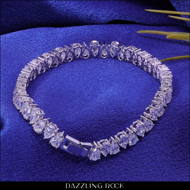 グラナダ 17.89CT Multi Shaped/Color Diamond Tennis Bracelet, GIA