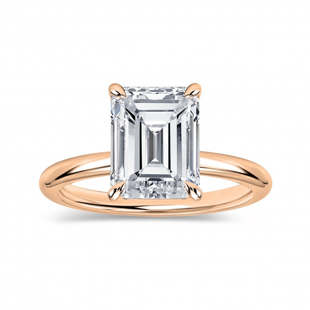 Buy ALLORYA IGI Certified Carat Emerald Cut Lab Grown White