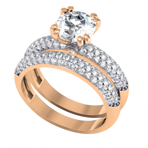 Buy IGI CERTIFIED Round Centre Carat (ctw) Side Lab