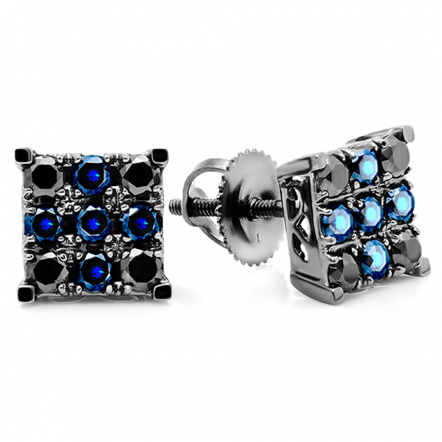 Gold Sapphire Earrings for Men  Up to 15 off  Lyst
