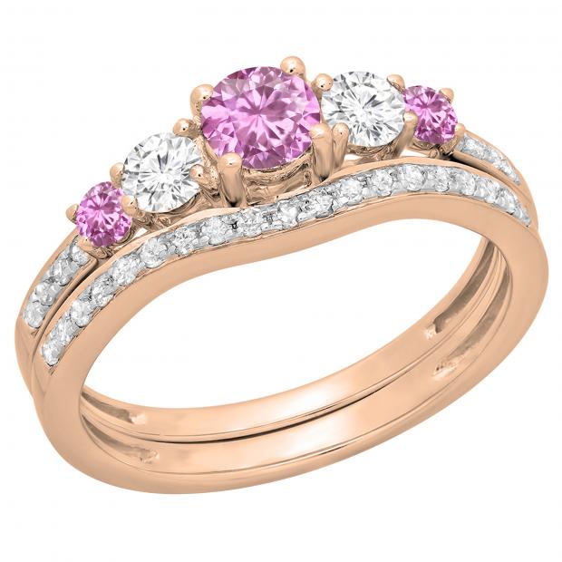 Pink Rings, Buy Pink Stone Rings Online