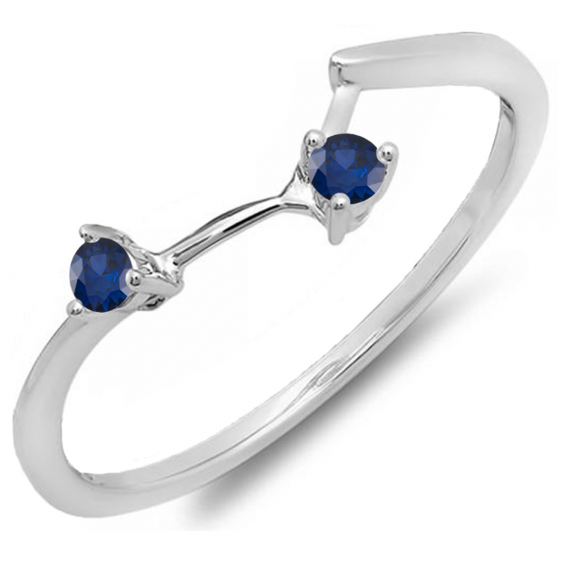 guard carat 10k ctw sapphire matching ct anniversary ladies ring band round gold