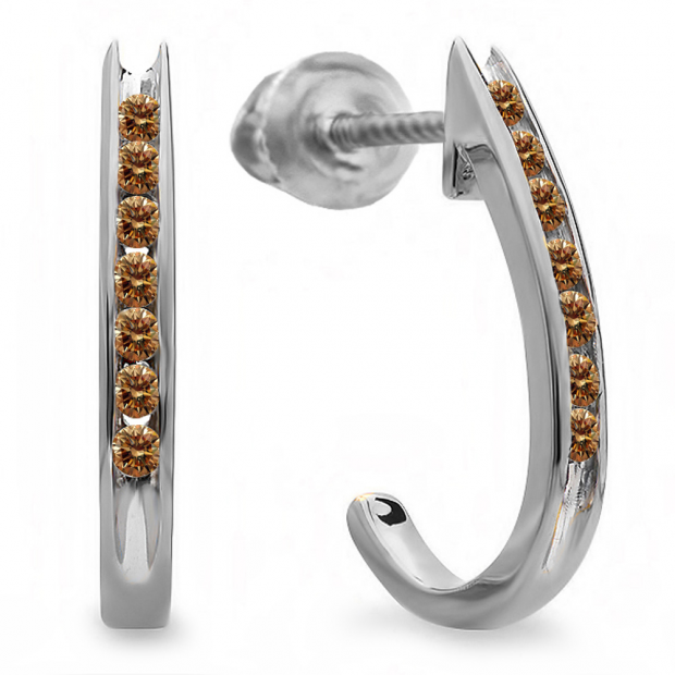 Heirloom offers Two Tone Diamond Accent Hoop Earrings