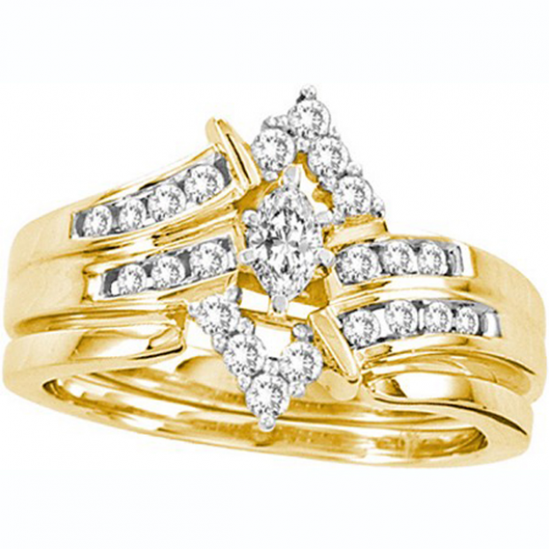 Diamond Solitaire Ring 1/2 Carat Round-cut 14K Yellow Gold (I2/I)