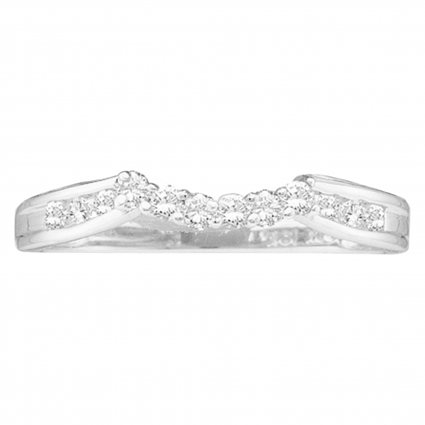 Pretty 0.50 Carat 14k White Gold 3-Stone Princess Diamond Engagement Ring For Her - Size 5.5, 1/2 CT Sparkler - View #12