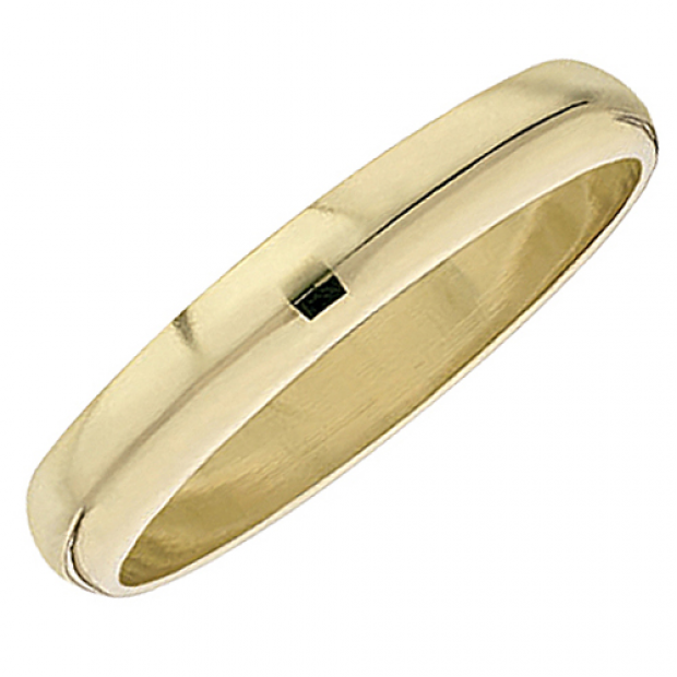 Buy 10k Yellow Gold Men's Ladies Unisex Ring Wedding Band 4MM