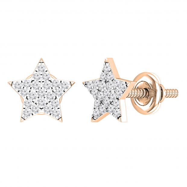 Buy 14K Rose Gold Screw Back Earring Backings Only Online at Dazzling Rock