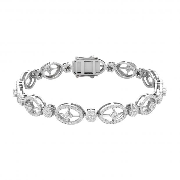 Buy Diamond Bracelet in 18KT Yellow Gold Online