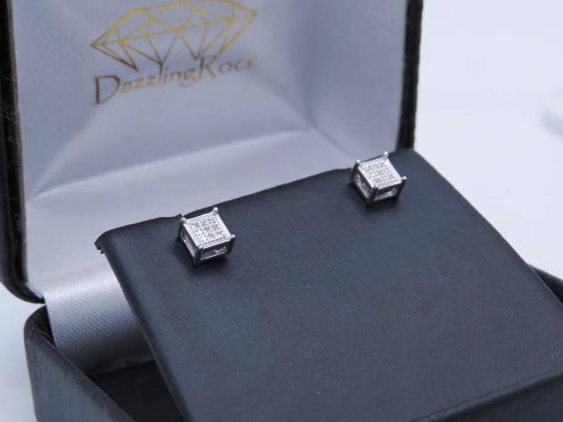 Dazzling rock shop diamond earrings