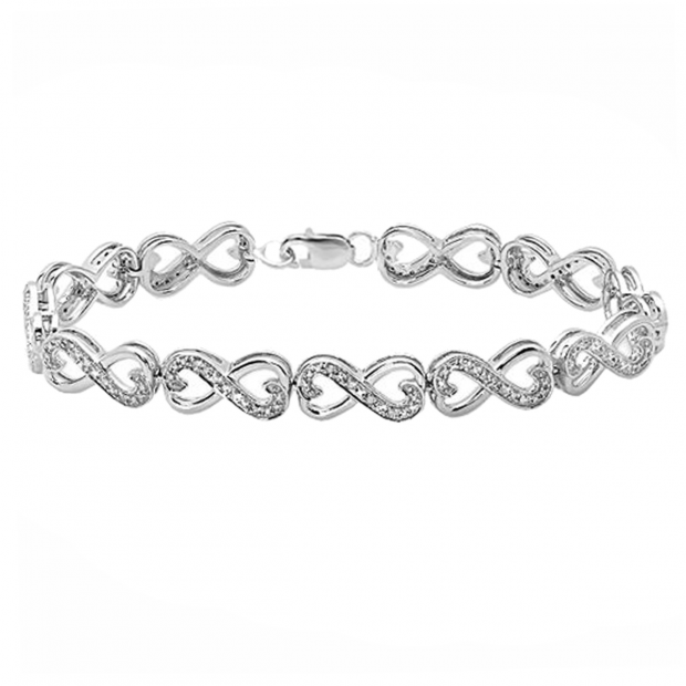 Ladies hot sale infinity bracelet