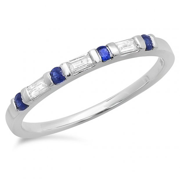 LADIES STACKABLE BAND 0.11CT ROUND DIAMOND 10K WHITE GOLD LADIES STACKABLE BAND 0.11CT ROUND DIAMOND 10K WHITE GOLD