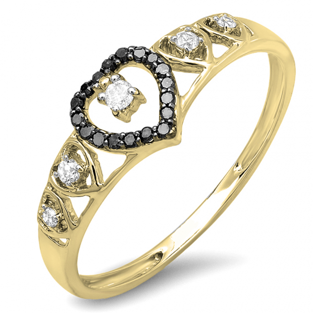 Open Wave Heart Chic Purity Promise Ring New 925 Sterling  Wavy Heart Promise Ring display picture 1
