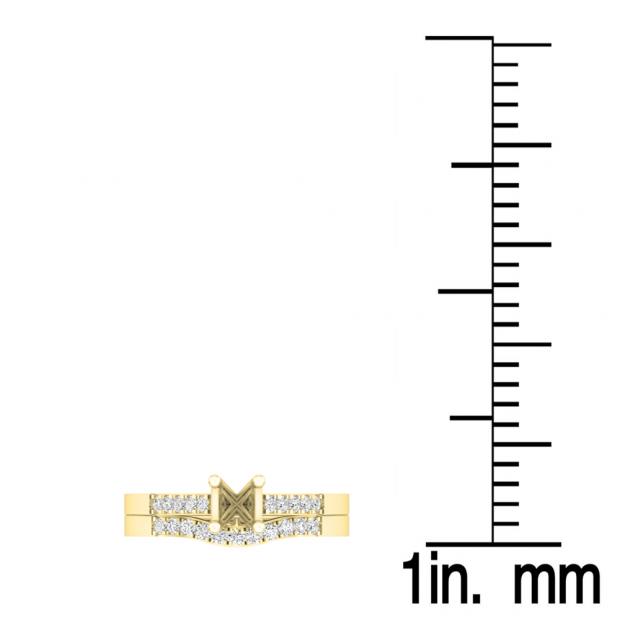 LADIES ENGAGEMENT RING SEMI MOUNT 0.25CT ROUND DIAMOND 14K WHITE GOLD LADIES ENGAGEMENT RING SEMI MOUNT 0.25CT ROUND DIAMOND 14K WHITE GOLD