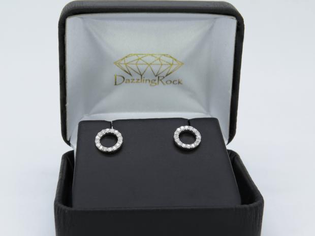 Dazzling rock diamond deals earrings