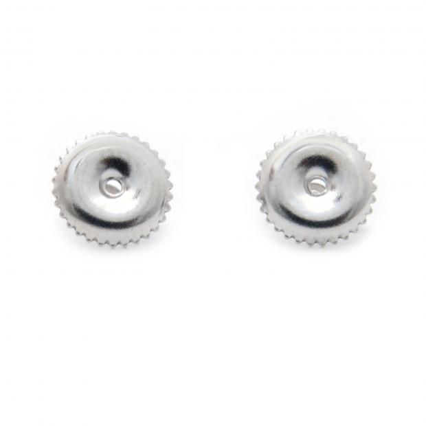 10K White Gold Replacement Earring Backs