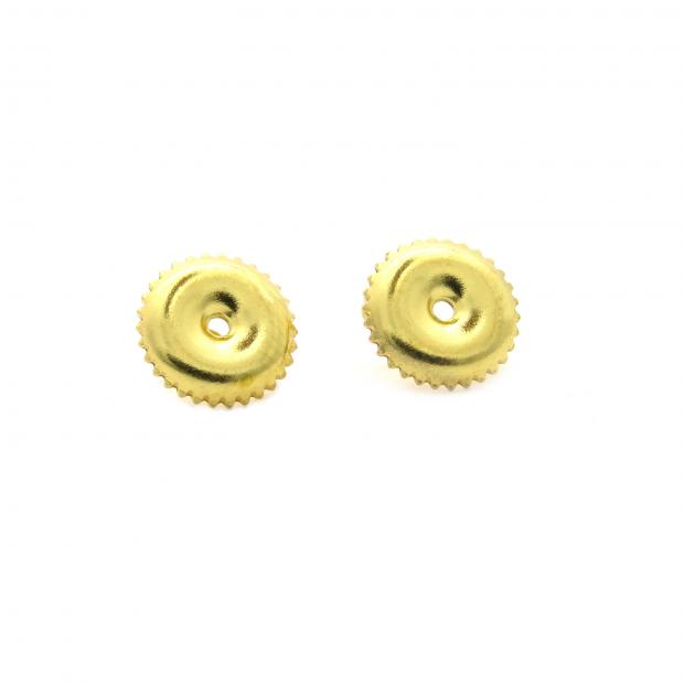 Buy 10K White Gold Screw Back Earring Backings Only Online at Dazzling Rock