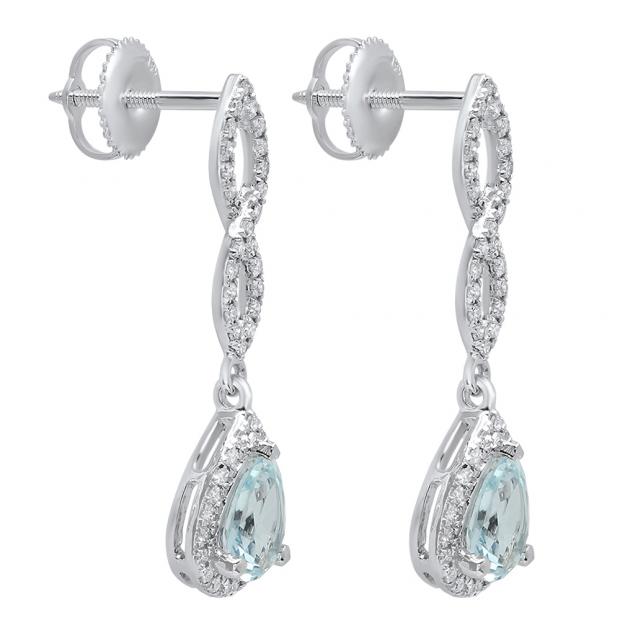 [PRIMAUTE] IU着用☆ROUND DROP RING-B Earrings 全3色 Signature Duo Drop Earrings in Yellow Gold | 1.50ct Per