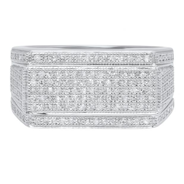 Buy 0.76 Carat (ctw) 10K White Gold Round White Diamond