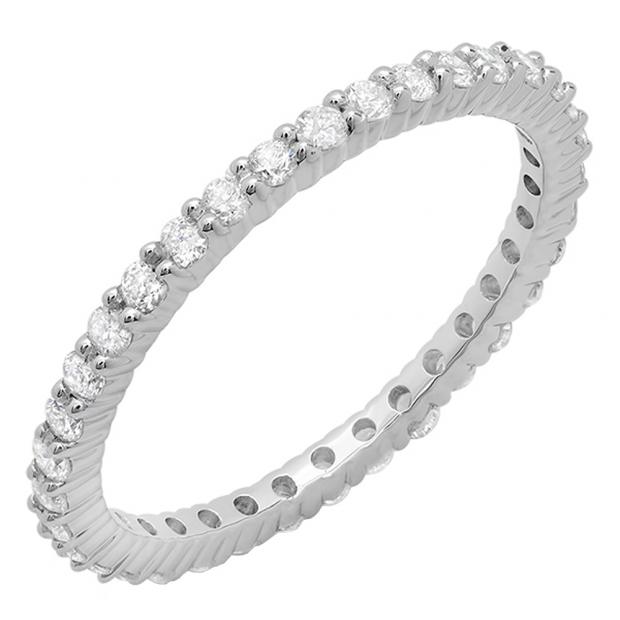 10k WG selling Diamond Eternity Style Ring