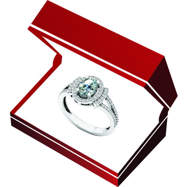Dazzlingrock Collection Sterling Silver 7X5 MM Oval Aquamarine & Round White Diamond Bridal Halo Engagement Ring Size 7.5 