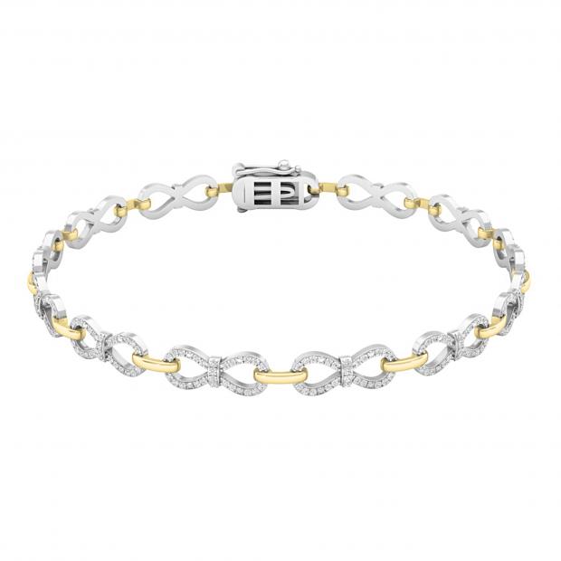 .25 Carat of Diamonds Bracelet, 10kt Yellow GoldNOW