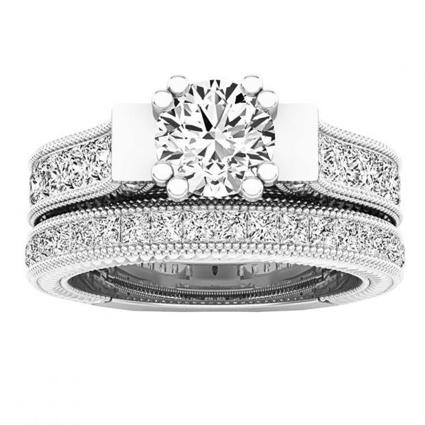 cubic zirconia walmart white gold wedding rings