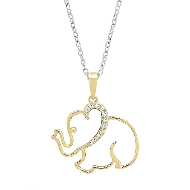 Buy Carat (ctw) 14K Yellow Gold Round Diamond Ladies