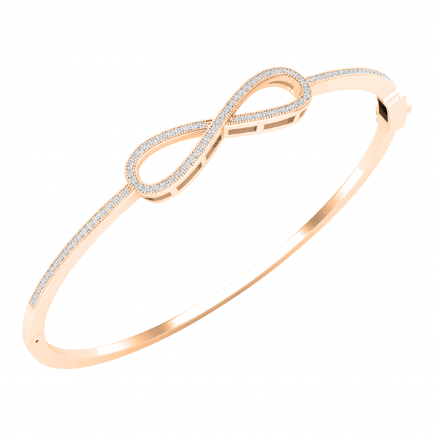 Bangle Bracelet 10K Rose Gold