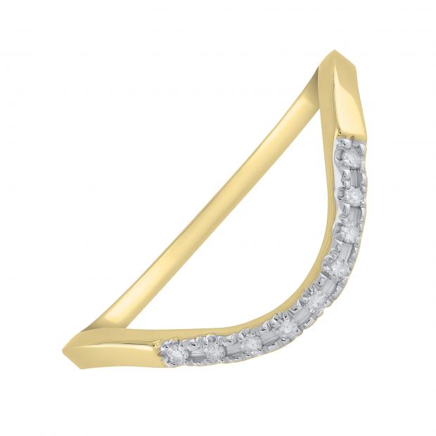 Dazzlingrock Collection 0.22 Carat (ctw) 10K Round