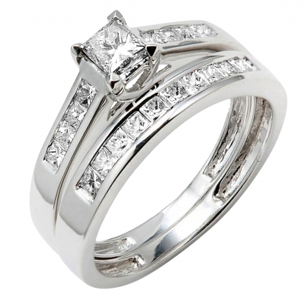 The Lafayette Ring with Round Cut Diamond in 14KT White Gold | With Clarity