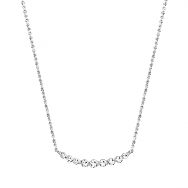 18k white deals gold chain womens