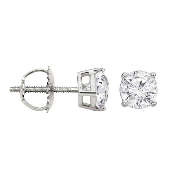 Elli DIAMONDS Pierścień Dames Solitaire V-vorm Elegant met Diamant (0,03 ct.) in 925 Sterling