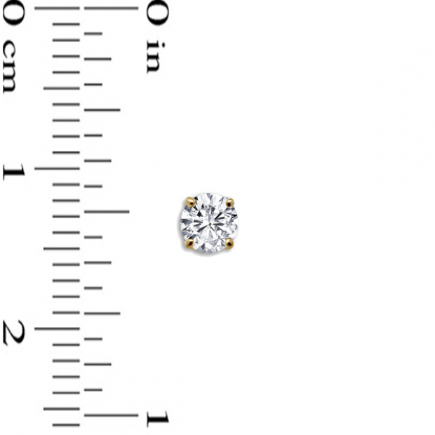 0.25 carat diamond earrings