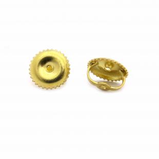 10K Yellow Gold Screw Back Earring Backings Only