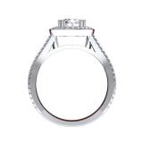 0.50 Carat (ctw) 10K White Gold Round Cut Diamond Ladies Semi Mount Bridal Engagement Ring 1/2 CT (No Center Stone)