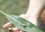 0.50 Carat (ctw) 10K Rose Gold Round Diamond Ladies Bridal Halo Style Engagement Ring 1/2 CT