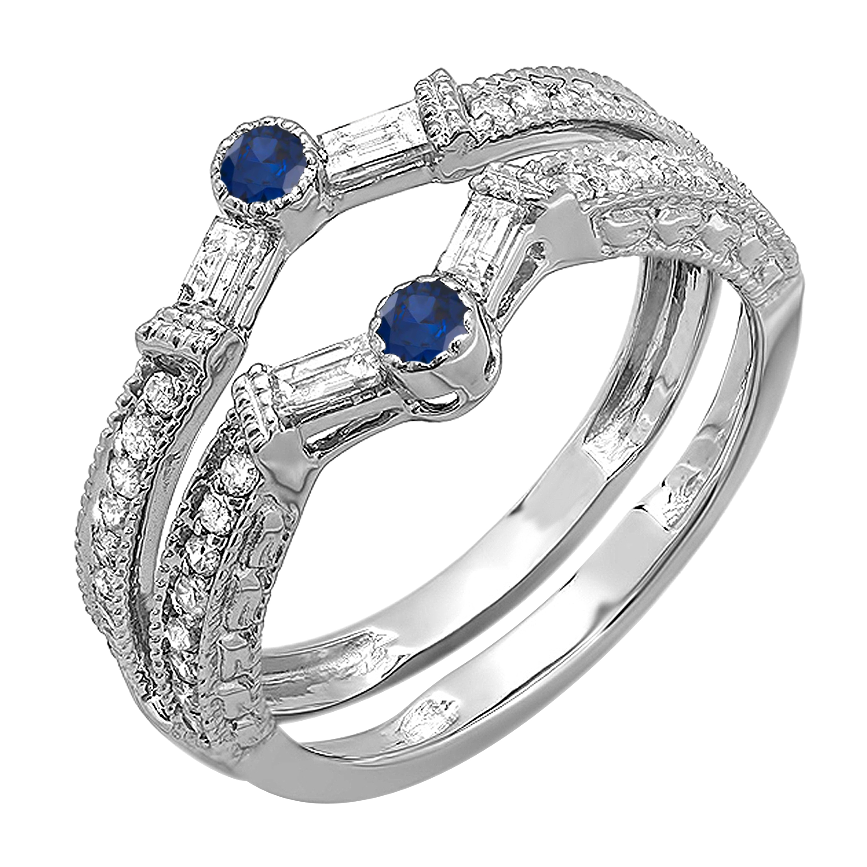 Buy 8.6 mm 0.55 Carat (ctw) 14k White Gold Round