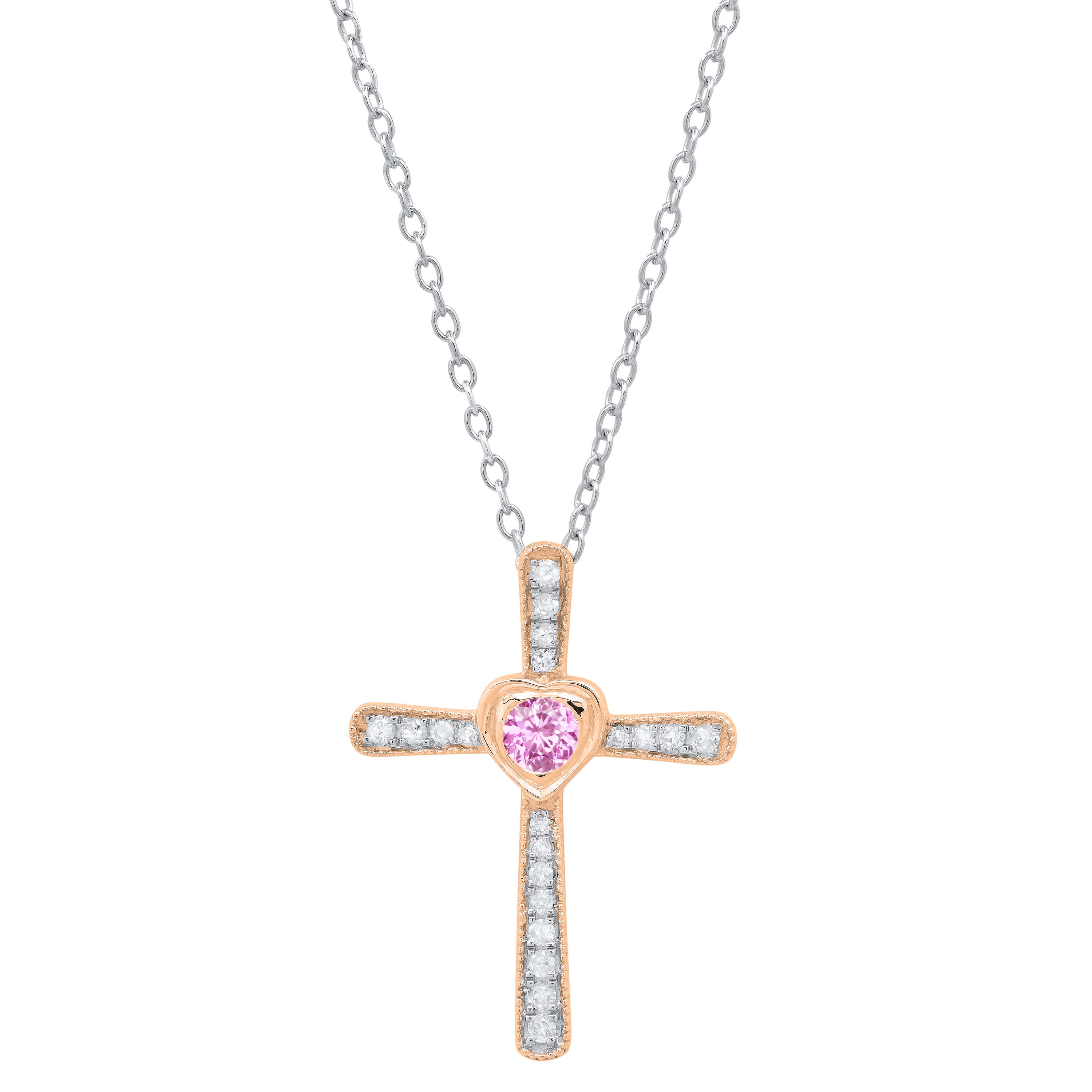 Buy Our Latest Collection Of Pink Sapphire Pendants in 14k Real Gold
