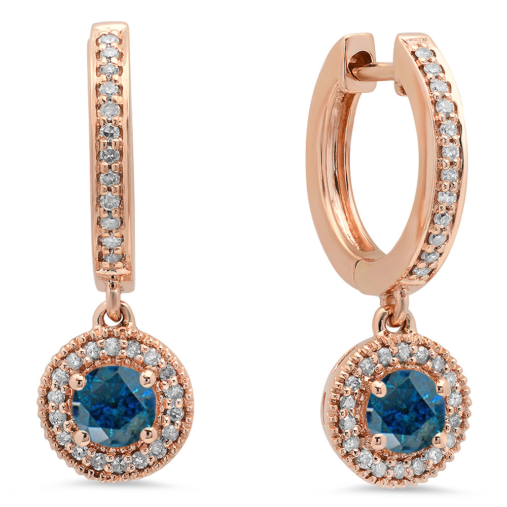 [STONE HENgE] 韓国☆14K Rose Gold☆Blue Diamond Piercing DR5313-3958-14KR.jpg