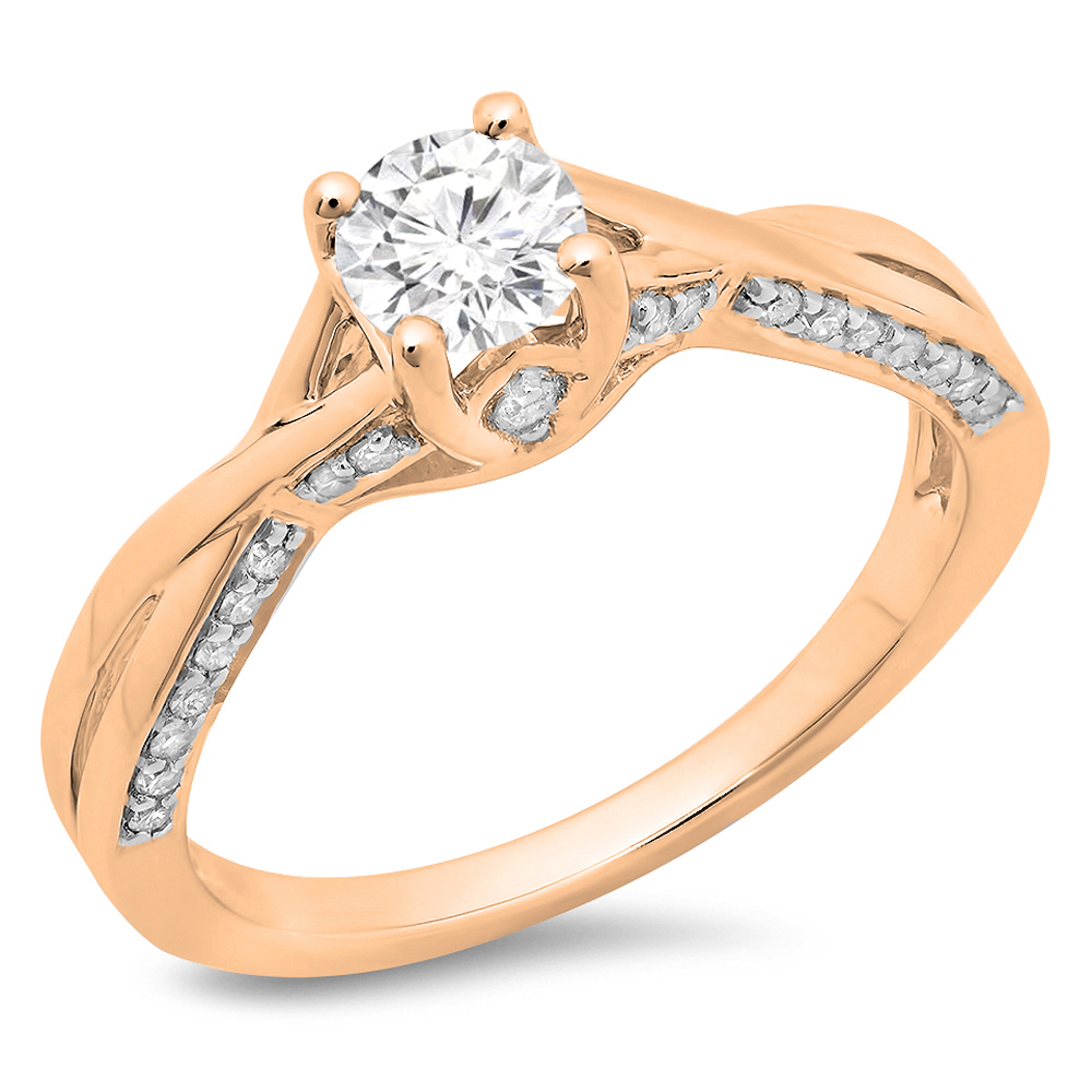 【SIENA ROSE】K10YG gradation Diamond Ring SIENA ROSE】K10YG gradation Diamond Ring