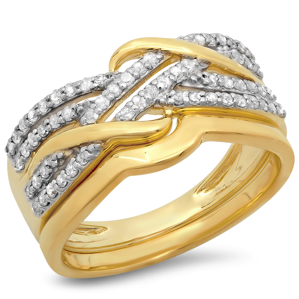 yellow gold contour wedding band