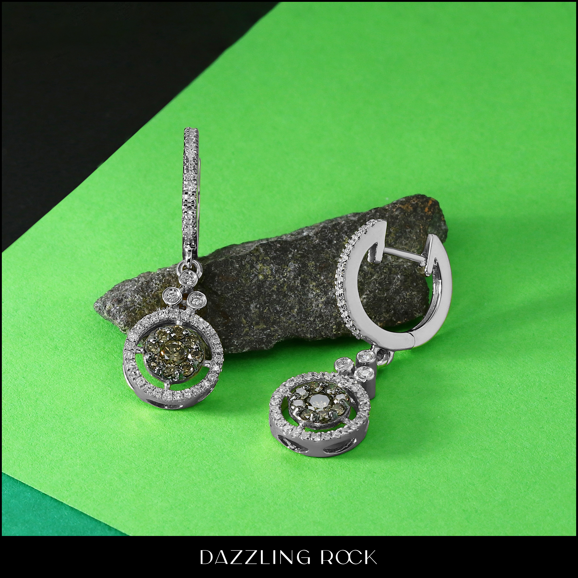 Buy 3.51 mm 0.80 Carat (ctw) 10K White Gold Round Champagne & White