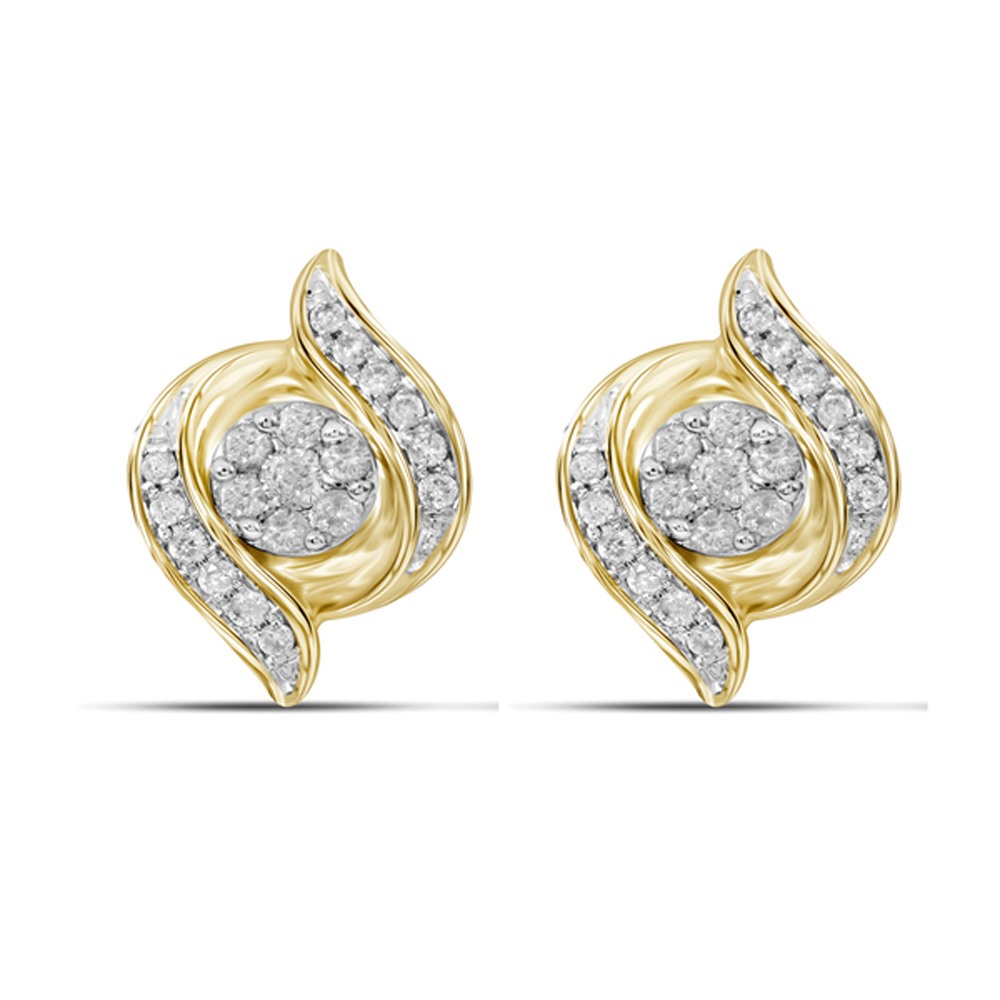 Buy 0.25 Carat (ctw) 14k Yellow Gold Round White Diamond