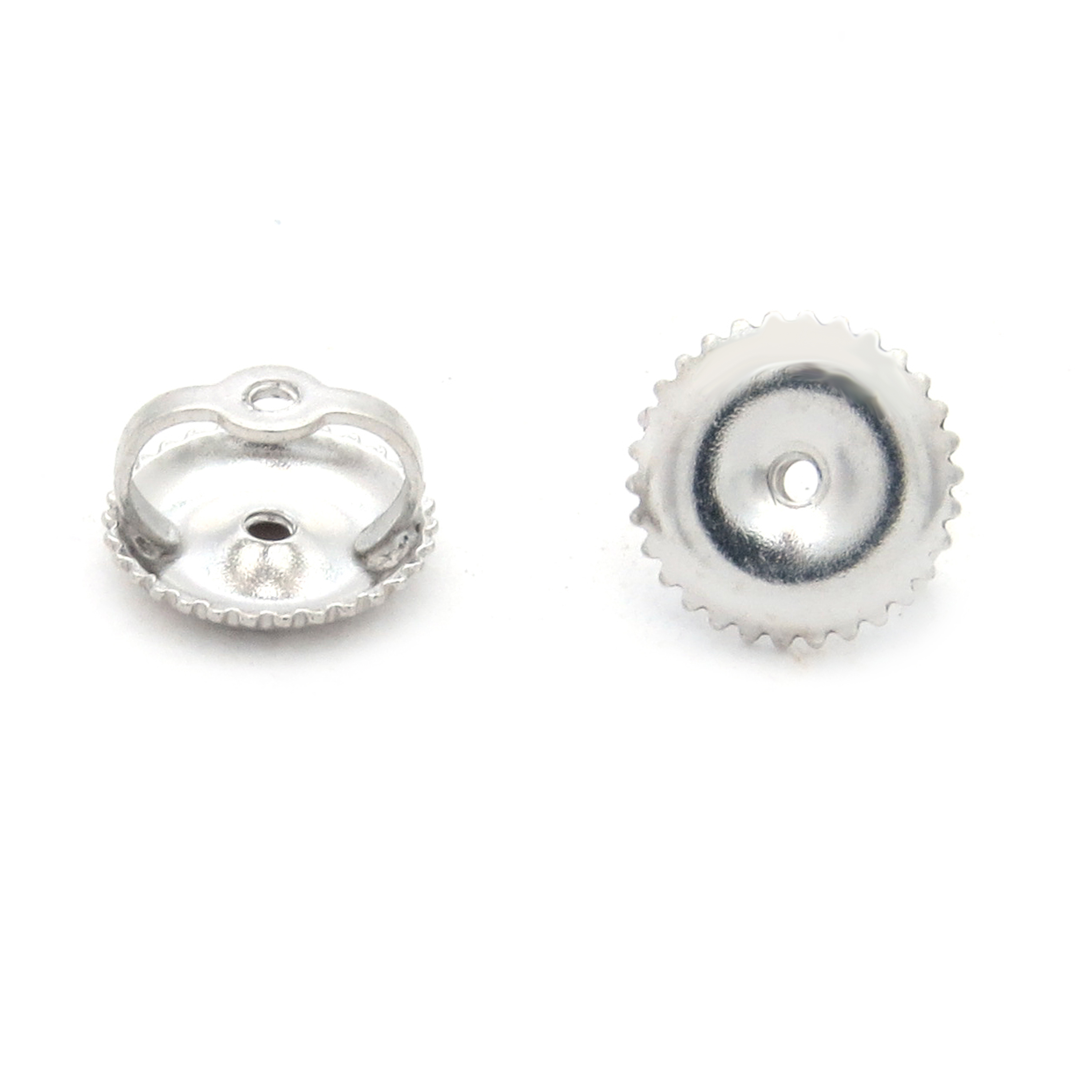 Buy 10K White Gold Screw Back Earring Backings Only Online at Dazzling Rock