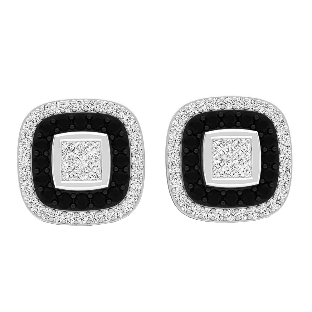 14Kw Round Diamond Stud Earrings 0.50 CT TW Screw Back - www
